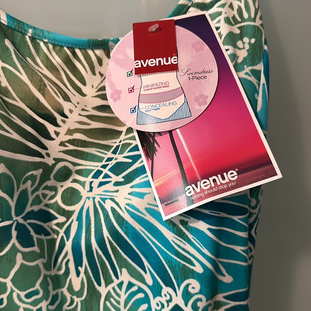 Avenue “The Swimdress” Size 24 NWT - Picture 3 of 13